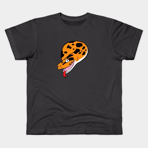 Happy Sand Boa Kids T-Shirt by SNK Kreatures